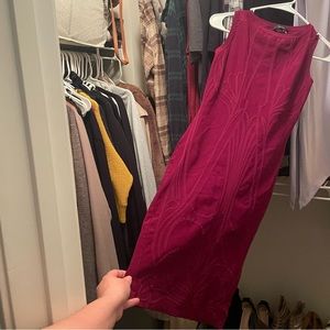 Gucci magenta stretchy dress.